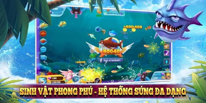 ban ca mien phi 4 Khi chuẩn bị bắn, hãy xoay nòng súng quanh bàn cá để bắn thật chuẩn xác